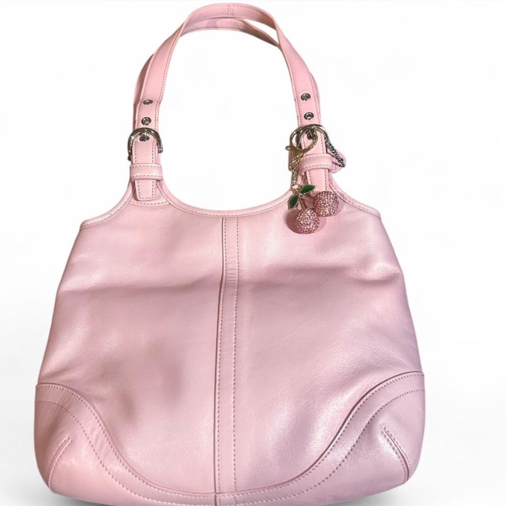 Pink coach bag